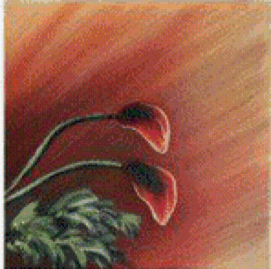 маки 4 триптих - предпросмотр