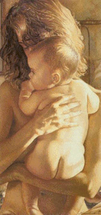 мамина нежность - женщина, дети, люди - предпросмотр