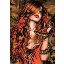 Девушка со змеей