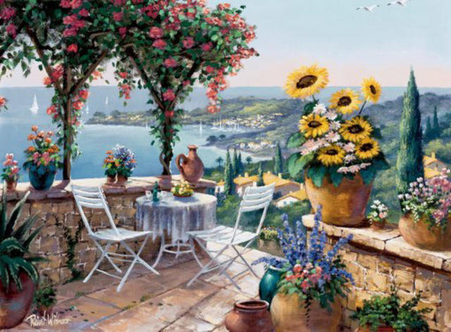 у моря - пейзаж - оригинал