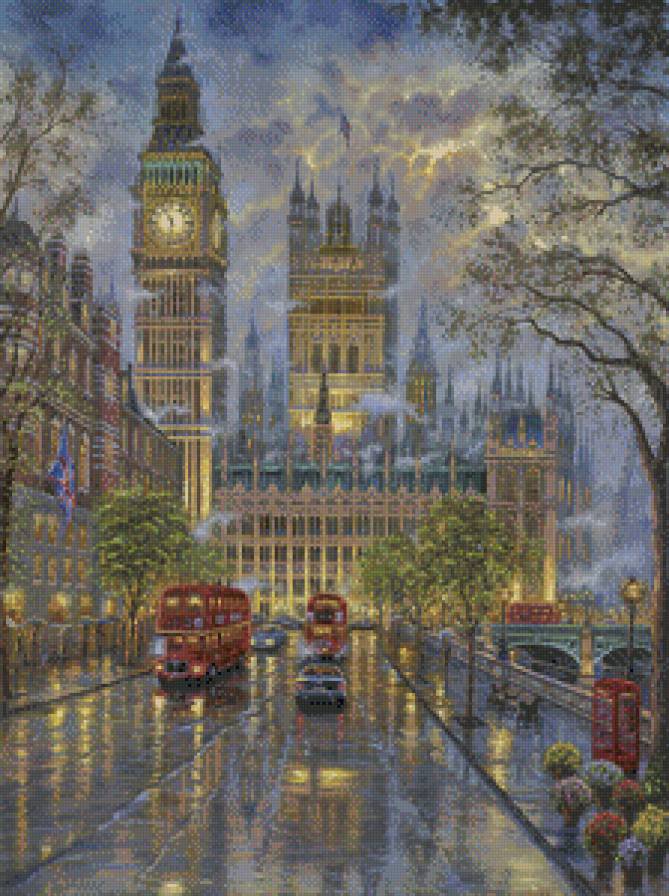 городской пейзаж - городские пейзажи, пейзаж - предпросмотр