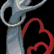 Схема вышивки «Символ-Любовь.»