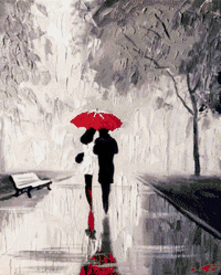 Двое под дождем Болотов - предпросмотр