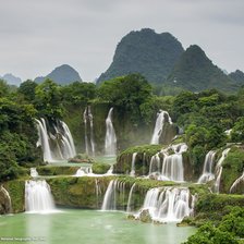 Схема вышивки «водопад»