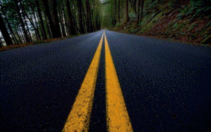 дорога - дорога лес - предпросмотр