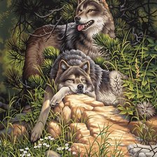 Схема вышивки «идиллия»