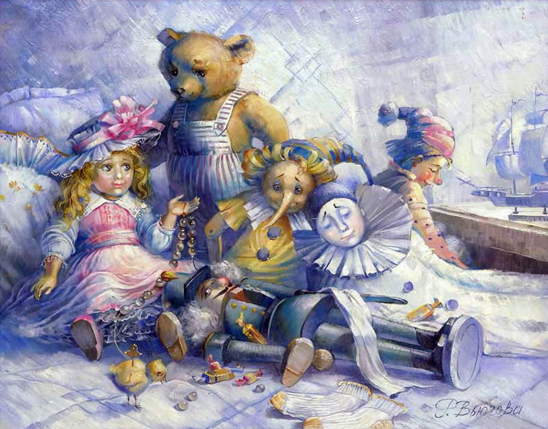 Старые игрушки - игрушки, детство - оригинал