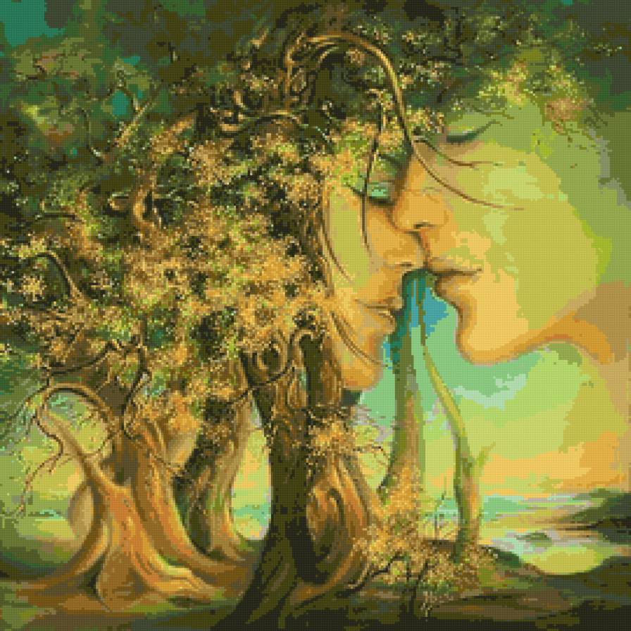 Влюбленные - он и она, фентази, любовь, романтика, пара - предпросмотр