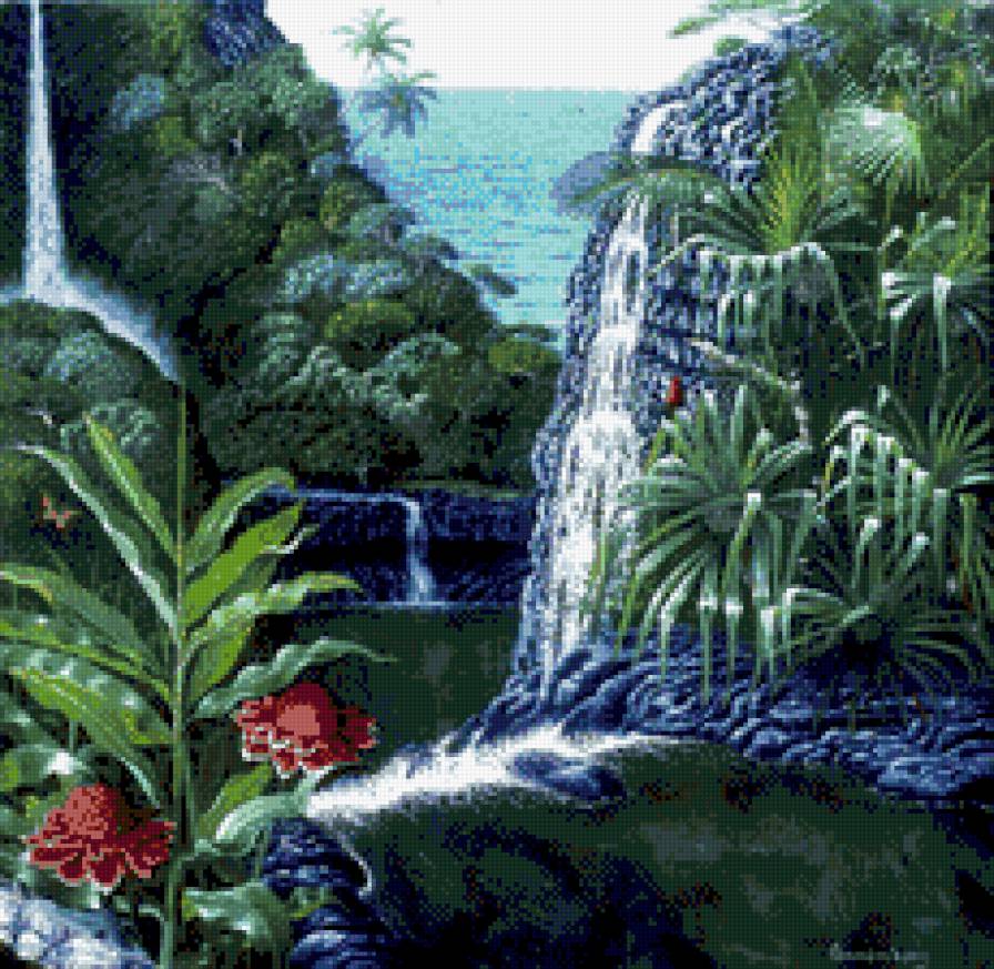 Водопад - предпросмотр