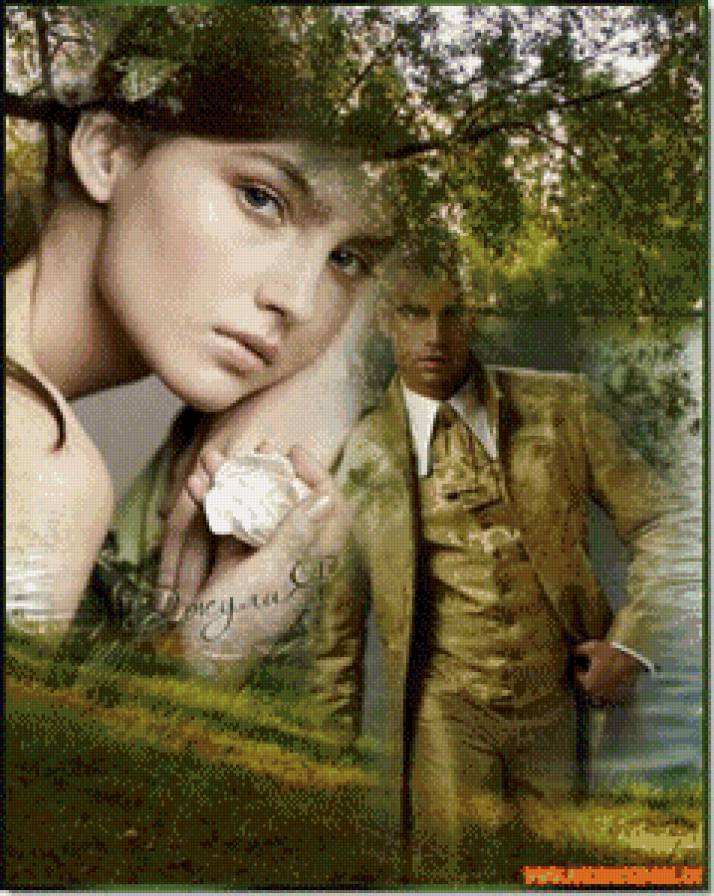 романтика - женщина, мужчина - предпросмотр