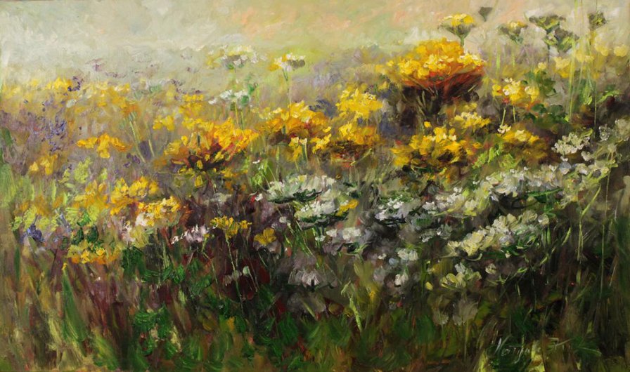 Łąki, trawy, kwiaty... XL - оригинал