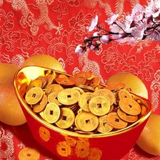 Схема вышивки «для богатства по фэн шую»