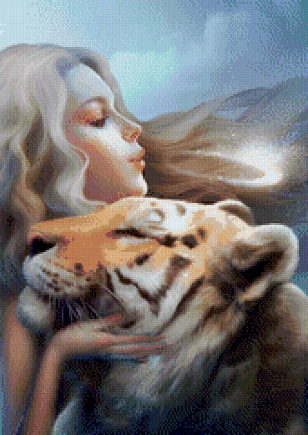 Девушка и тигр - легенда, девушка, тигр - предпросмотр