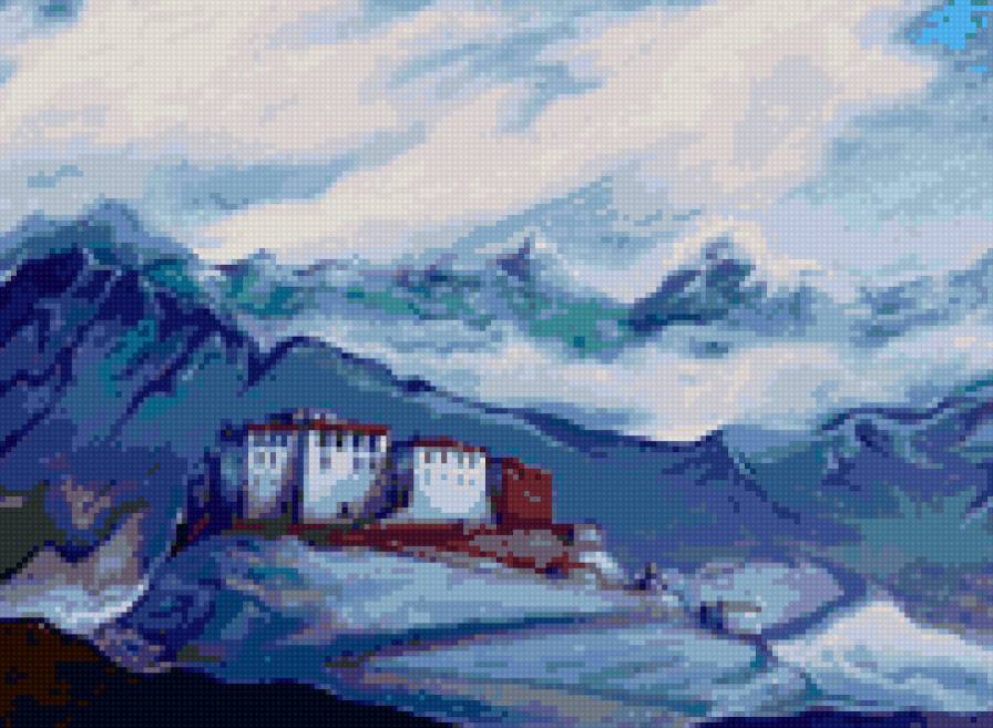 Тибет - горы, зима, тибет - предпросмотр