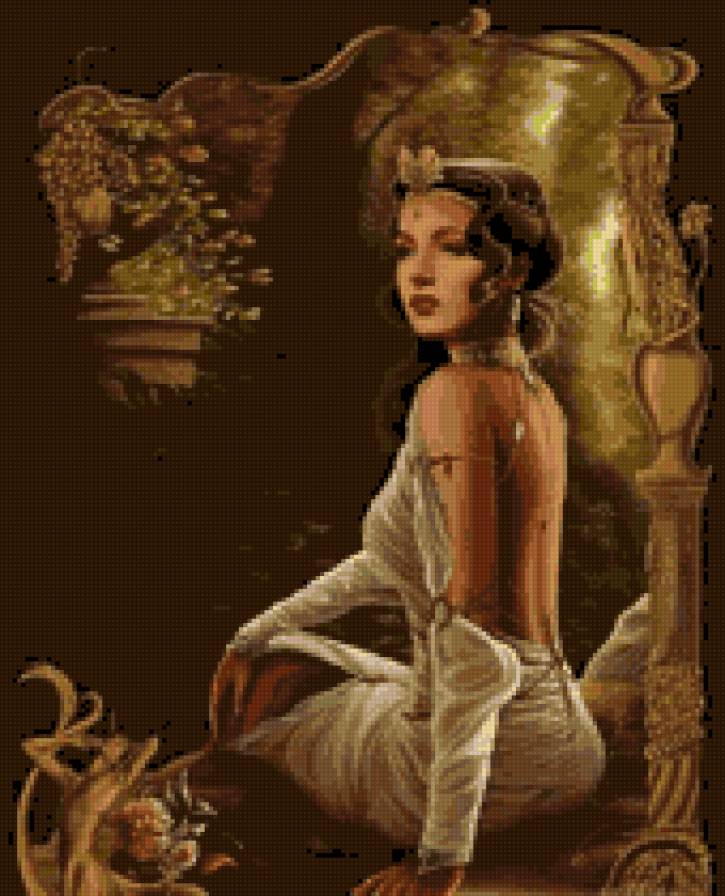 Девушка 11 - девушка, ретро - предпросмотр