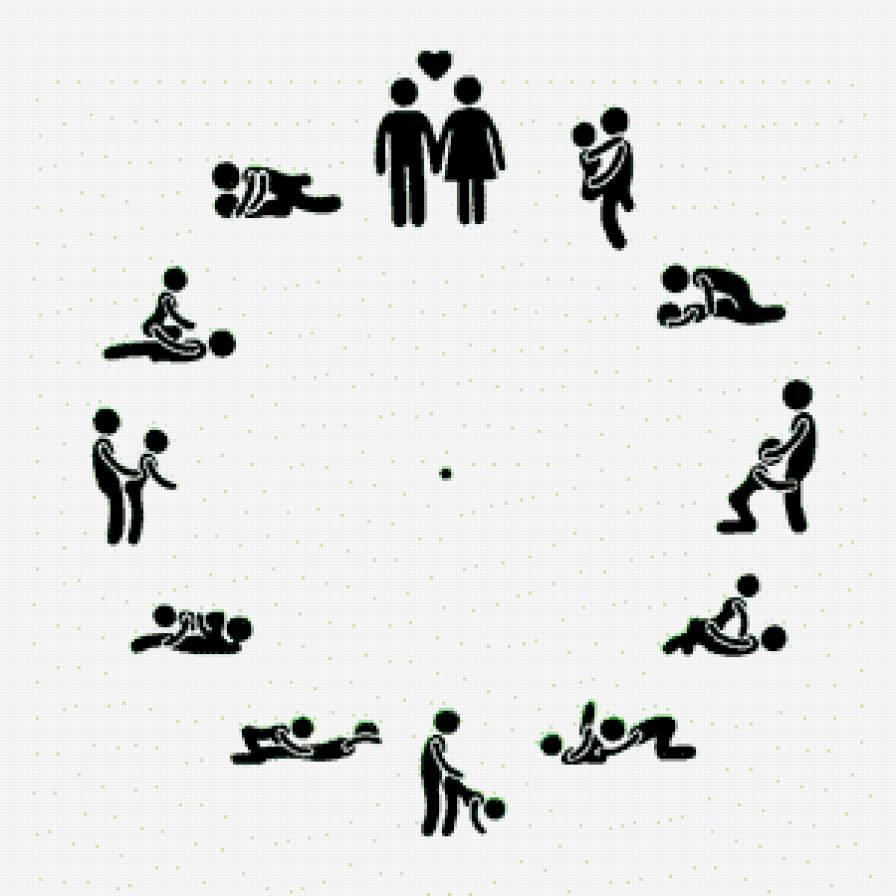 часы - прикол, черно белый, часы - предпросмотр