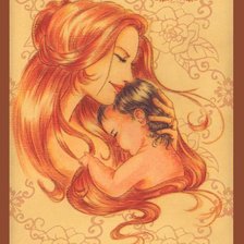 Схема вышивки «Серия "Мать и дитя"»