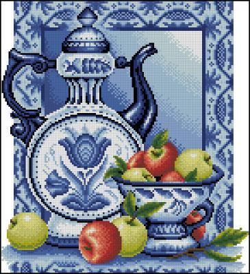 Натюрморт гжель-2 - оригинал
