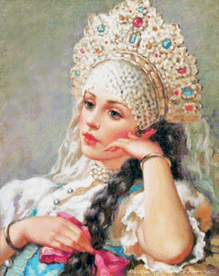 русская красавица - предпросмотр