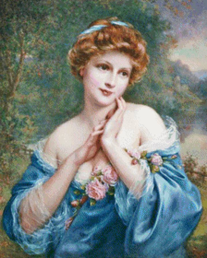 в голубом - предпросмотр