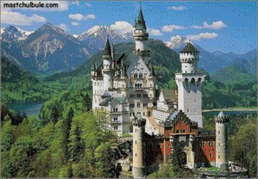 Нойшванштайн - замки - предпросмотр