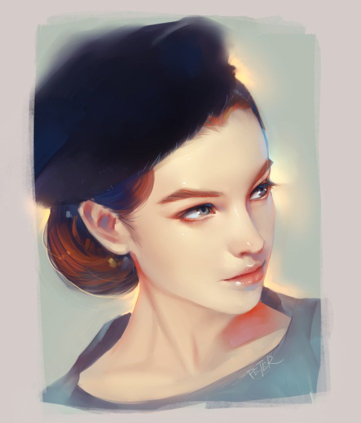 в шляпке - оригинал