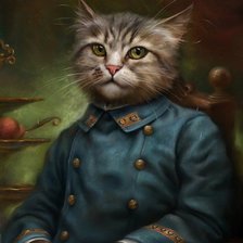 Схема вышивки «коты Эрмитажа Эльдара Закирова»