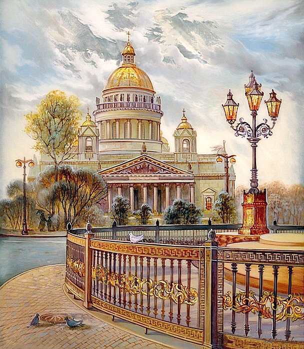 Серия "Соборы и храмы" Исаакиевский собор" - оригинал