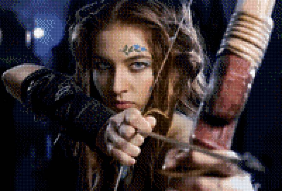 воин леса - девушка, фэнтези, воин - предпросмотр