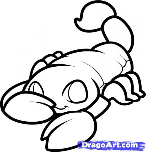 скорпиончик - скорпион, знаки зодиака - оригинал