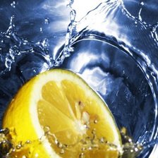 Схема вышивки «лимон»