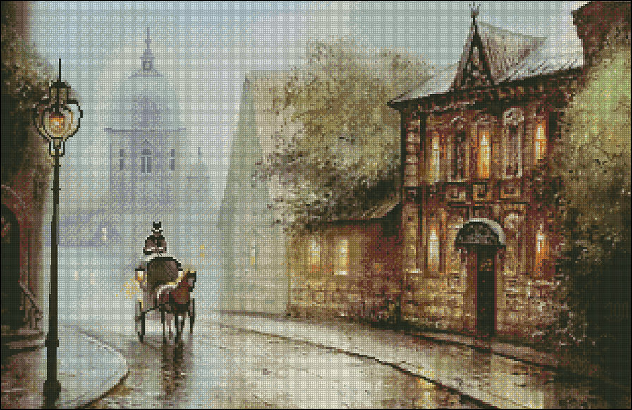 запоздалый экипаж - оригинал