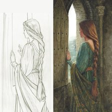 Схема вышивки «Набросок и копия»