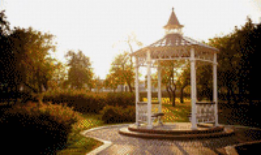 Беседка - природа, минск, город - предпросмотр