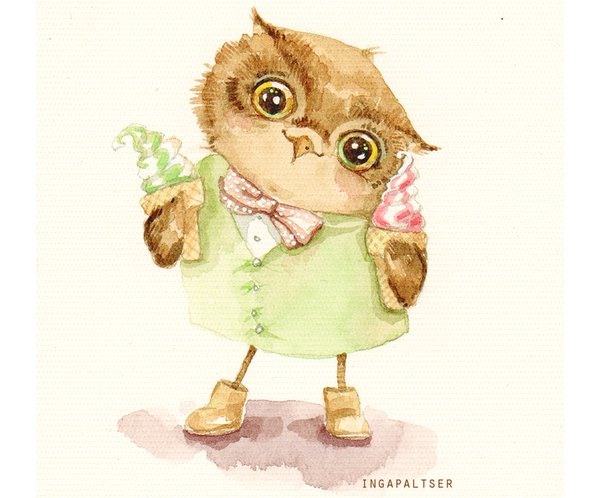 Совенок - сова совушка - оригинал