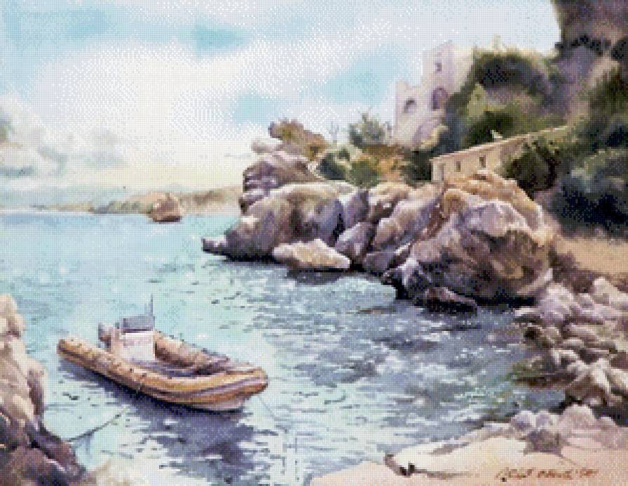 Тихая бухта - пейзаж, море, природа - предпросмотр