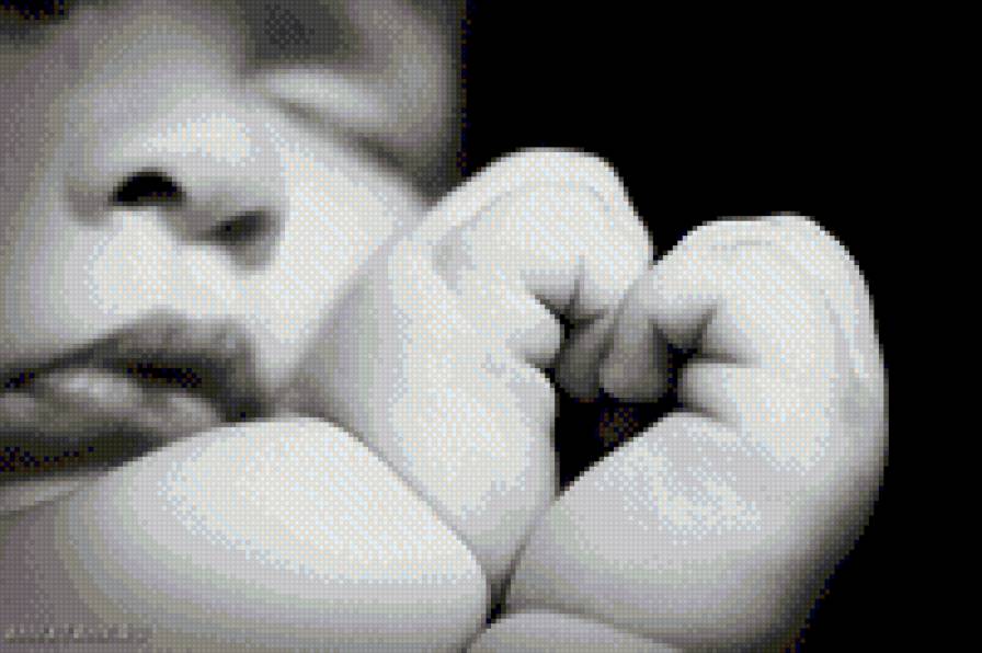 малыш - младенец, сердечко - предпросмотр