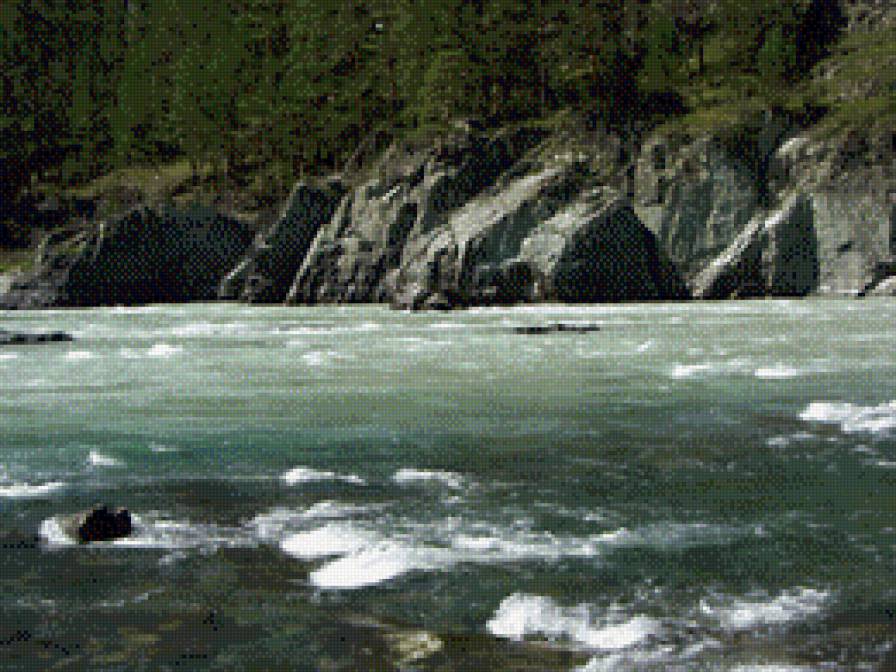 Катунь - катунь, алтай, горы, река - предпросмотр