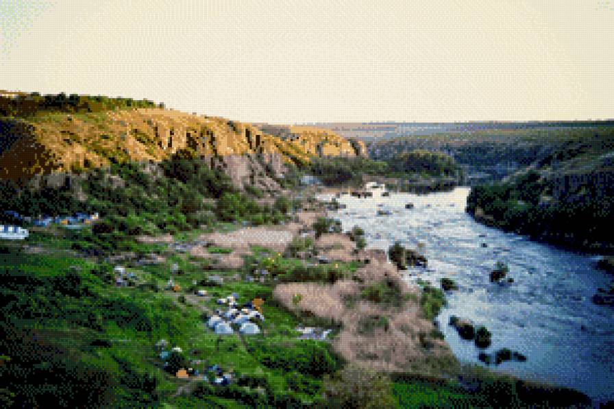 родные места - лето, пейзаж, река южный буг - предпросмотр
