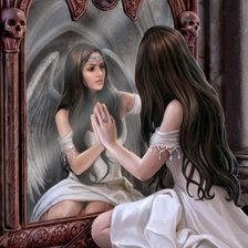 Схема вышивки «Магическое зеркало»