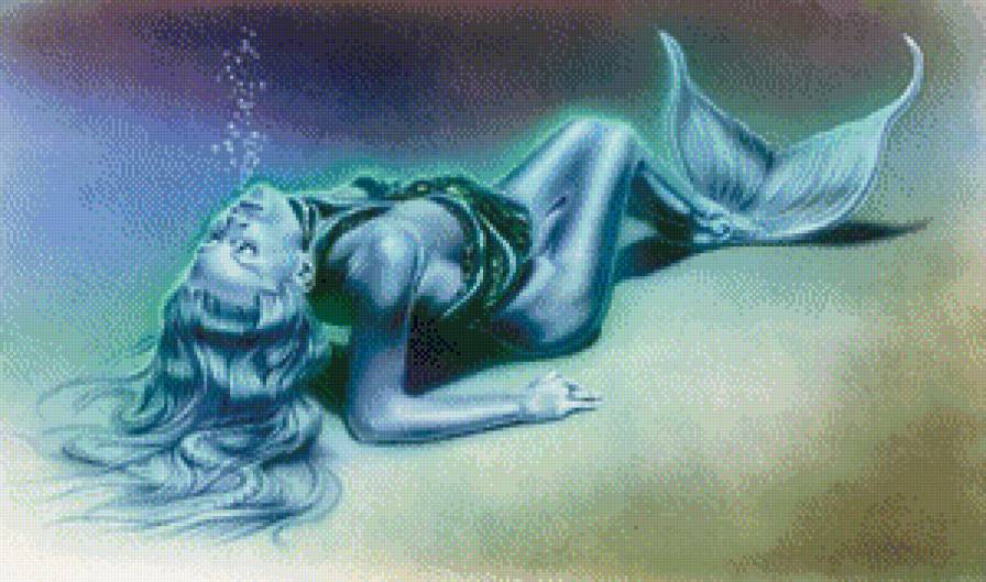 Русалка - девушка, женщина, русалка - предпросмотр