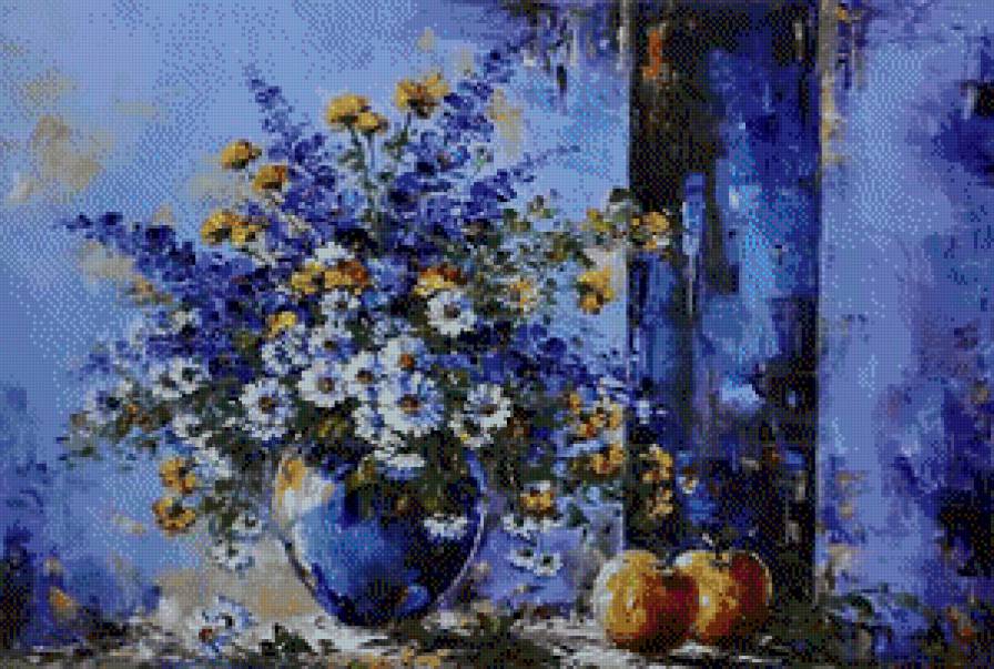 pintura bodegon floral - предпросмотр