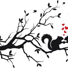 Схема вышивки «ardillas»