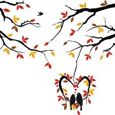 Схема вышивки «pajaritos»