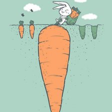 Схема вышивки «Заяц»