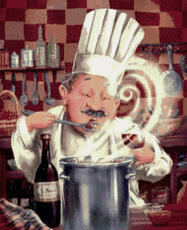 повар - кухня, повар - предпросмотр