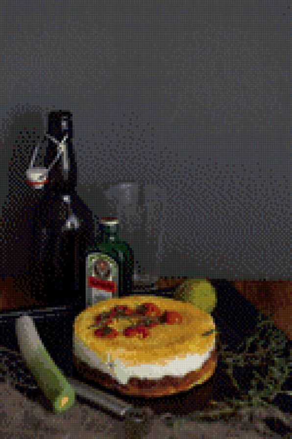 Киш с томатами - натюрморт, овощи, еда, кухня - предпросмотр