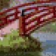 Предпросмотр схемы вышивки «сакура у пруда парк» (№994291)