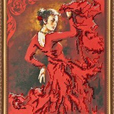 Схема вышивки «Кармэн»