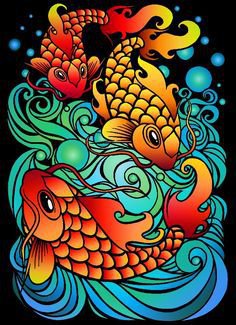 Рыбки - рыбы, китай - оригинал